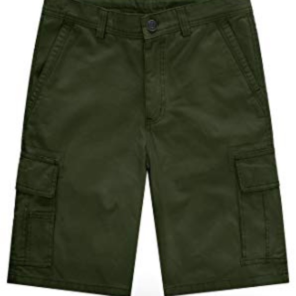 Wantdo Men's Belted Cotton Loose Fit Cargo Shorts - Picture 1 of 1